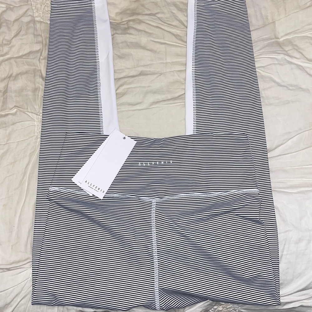 Brand New AllFenix Striped Leggings